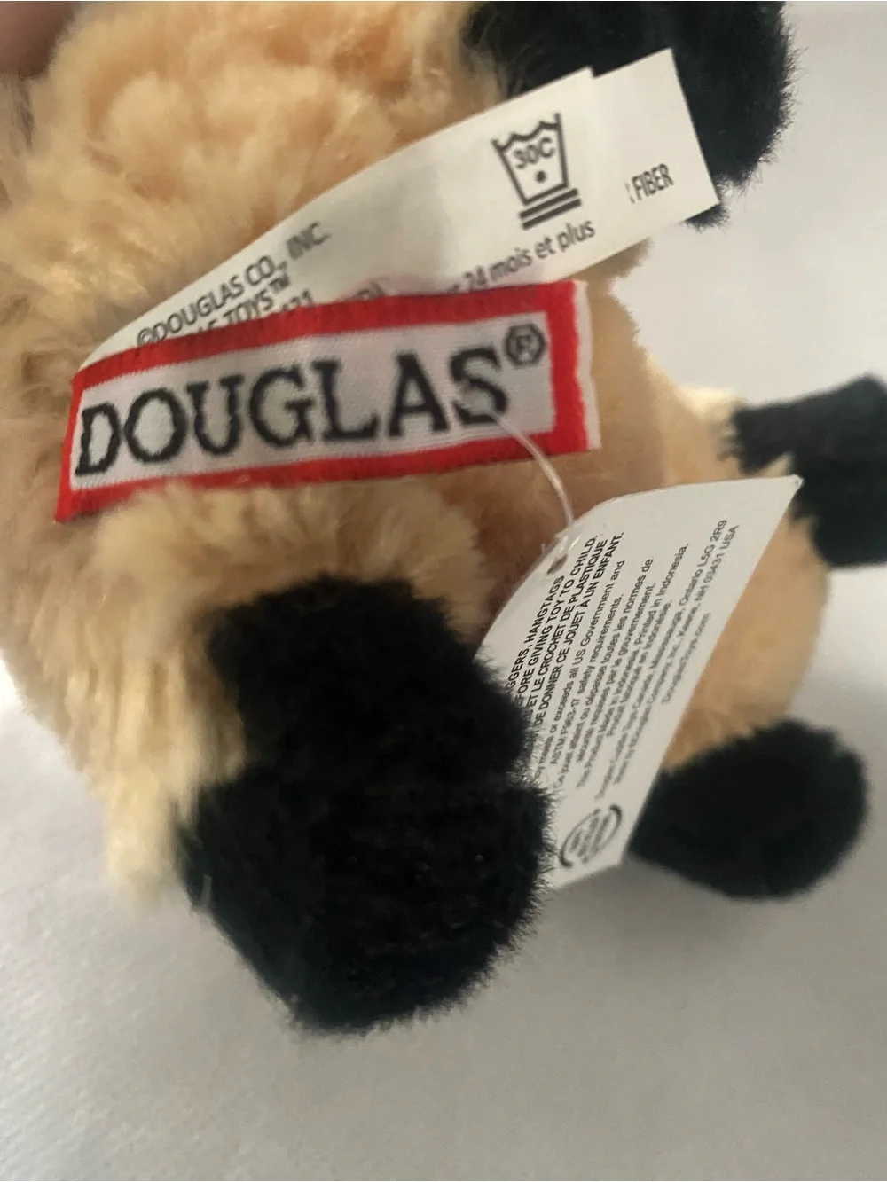 NWT Douglas Toys Plush Dapper Ferret Stuffed Animal Black Footed Realistic